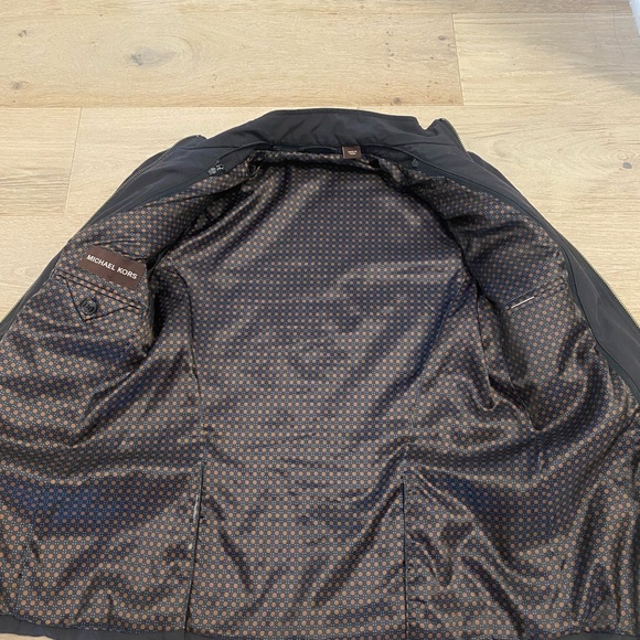 Michael Kors Quilted Boys Blazer Jacket 12 Navy Like New Sports Coat Kid Holiday - Picture 4 of 8